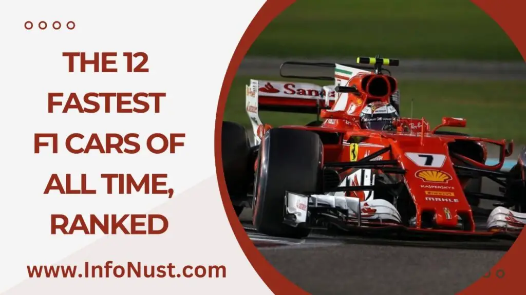 The 12 Fastest F1 Cars Of All Time, Ranked